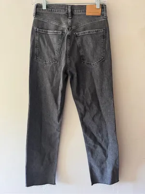 Citizens of Humanity Daphne Crop Jeans Washed Charcoal Gray thumbnail 7