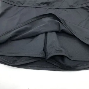 TYR Womens Durafast Elite Solid Della Skort Adjustable Ties UPF 50+ Black M/8 thumbnail 6