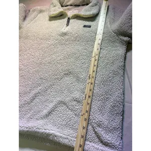 Simply Southern White Sherpa 1/4 Zip Size XL Fall Winter wear Comfy, (d12) thumbnail 3