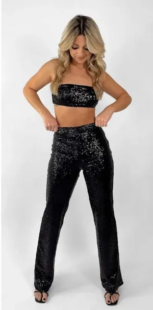 Black sequin set thumbnail 1