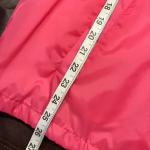 Vintage Ames‎ Hot Pink Windbreaker Nylon Cotton Lined Jacket Size L New 80's thumbnail 15