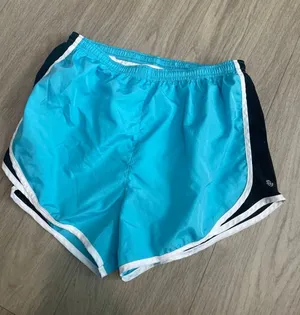 Jockey Aqua Blue and Black Athletic Shorts thumbnail 1