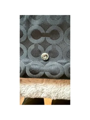 Coach Kristin Lurex Signature Op Art Wristlet Clutch Black F45131 thumbnail 14