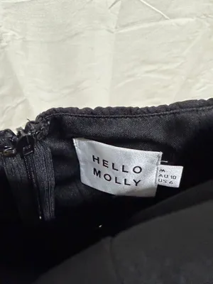 Hello Molly Mini Dress Black thumbnail 4