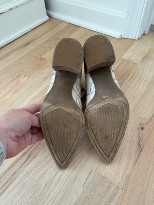 Steve Madden Cream Snakeskin Booties thumbnail 6