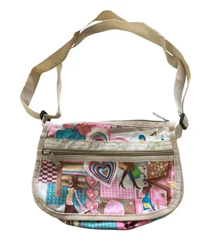 LeSportsac Crossbody‎ Bag Multi Color Fun Graphic Print Adjustable Strap thumbnail 1