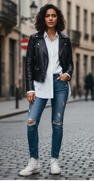 Joe’s Jeans Skinny Ankle Heavily Distressed Raw Hem W30 Ripped Cropped Denim thumbnail 1