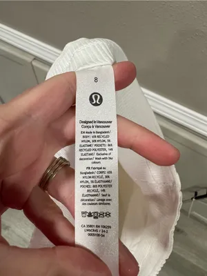 Lululemon Lightweight Mid-Rise Barrel-Leg Cropped Pant Color White thumbnail 10