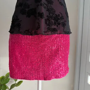 Shein BAE hot pink sequin mini skirt thumbnail 3