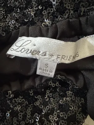 Lovers + Friends Bahama Mama in Black Sequin thumbnail 13