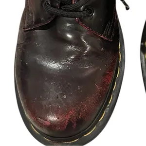Dr. Martens 1461 Arcadia Grunge Oxblood Rub-off Distressed 3 eyelet Oxford Shoes thumbnail 6