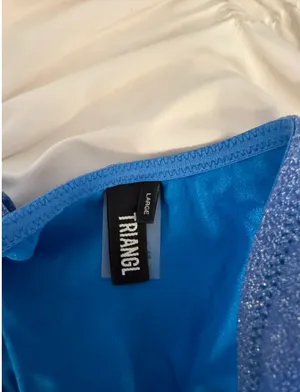 Blue Triangl Bikini thumbnail 4