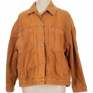 Free People $128 We The Free Opal Swing Denim Jacket Rust Brown/Orange XL thumbnail 1