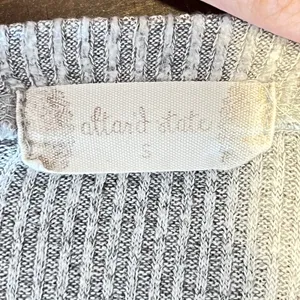1211 | Altered State Ribbed Knit Cropped Raglan‎ Sleeve Sweater Oatmeal Small thumbnail 5