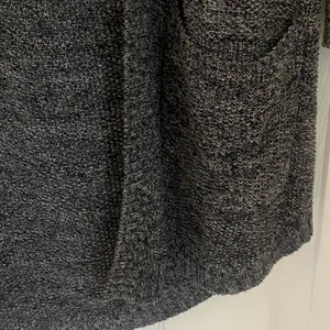 St. John’s Bay Long Length Open Front Cardigan with Pockets in Charcoal Grey thumbnail 3