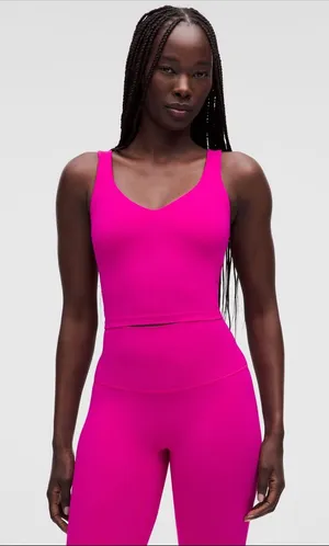 Lululemon align tank in sonic pink thumbnail 1