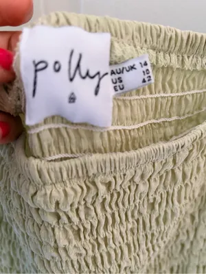 Polly Smocked Mini Dress with Puff Sleeves thumbnail 3