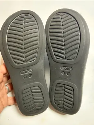 Crocs Capri Black Boca Wedge Flip Flop Sandals Lite Ride Comfort S-607 Sz 6 thumbnail 8