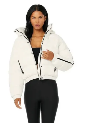 Alo Yoga Aspen Love Puffer Jacket Ivory S thumbnail 1
