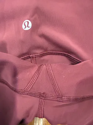 Lululemon Power Thru High-Rise Tight 28" Red Merlot Women's Size 6 Training Gym thumbnail 5