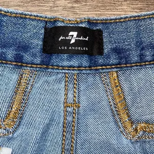 7 For All Mankind Womens Star Panel Easy Straight‎ Button Fly Jeans Blue Size 28 thumbnail 10