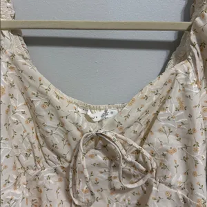 Altar’d State Puff Sleeve Floral Baby Doll Blouse Size Small thumbnail 2