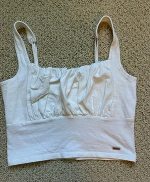 Hollister Tank White Crop thumbnail 1
