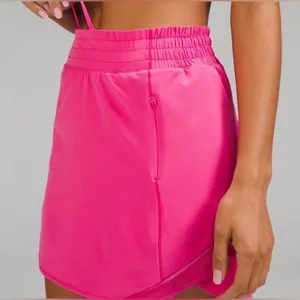 NWT Lululemon Hotty Hot HR Sonic Pink Skirt Size 12 Shorts Underneath thumbnail 5