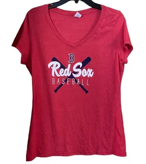 Red Sox Baseball Red V thumbnail 1