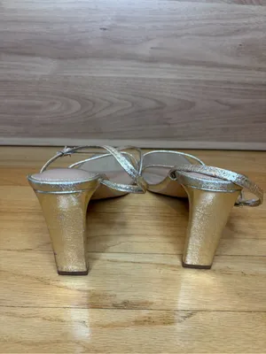 Dolce Vita Starlit Metallic Gold Strappy Heeled Sandals - Size 8.5 thumbnail 4