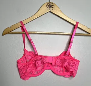 Yandy Pink Lace Two Piece Bra Panty Set thumbnail 5