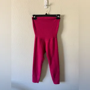 Beyond Yoga Spacedye Love the Bump Maternity Legging Size S Sangria Heather thumbnail 3