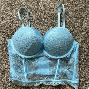Victorias Secret very sexy push-up corset top 32B thumbnail 1