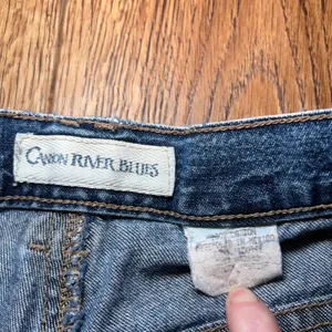 90s Canyon River Blues Carpenter Jeans Wide Leg Medium Wash Blue Denim 28x30 vtg thumbnail 3
