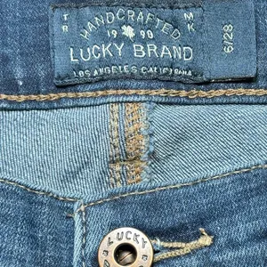 Lucky Brand #7W13485 SWEET CROP in Northwest Indigo - Size: 6/28 thumbnail 4