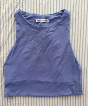 Zara Women’s Blue Bodysuit thumbnail 1