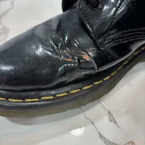 Dr. Martens Boots Womens Size 10 Black Lace Up Glossy thumbnail 5