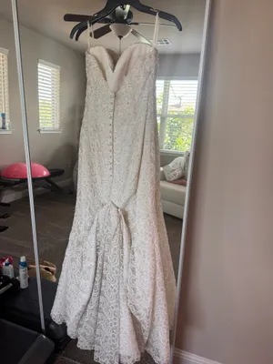Strapless wedding Casablanca dress thumbnail 2