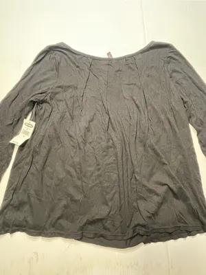 Old Navy Black Swing Top Pleating Detail Scoop Neck 3/4 Sleeve Women Sz M NWT thumbnail 7