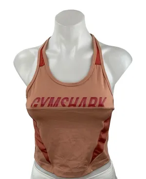 Gymshark Turbo Vest Women's Sleeveless Yoga Athletic Activewear Crop Tank Top XS thumbnail 1