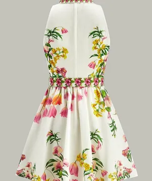Commense Floral Print Belted Mini Dress size XS thumbnail 2