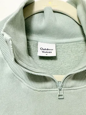 Outdoor Voices nimbus 1/4 zip pullover sweatshirt thumbnail 4