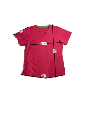 Carhartt Women's Medical Scrub Top, Pink thumbnail 3