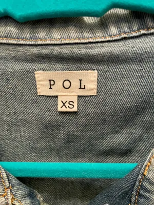 POL Distressed denim jacket vici thumbnail 2