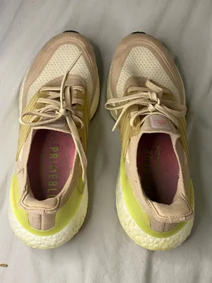 Adidas Ultraboost 21 Primeblue Running Shoes Ash Pearl Dusty Pink Womens Size 7.5 thumbnail 6
