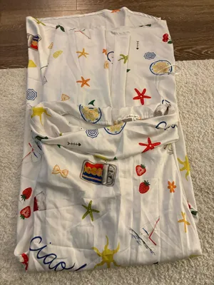 NWOT for love and lemons carla ciao print maxi dress. Size XL thumbnail 4