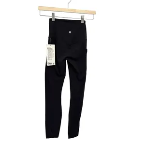Lululemon Align High-Rise Pant with Pockets 25" Black size 2 authentic NWT thumbnail 2