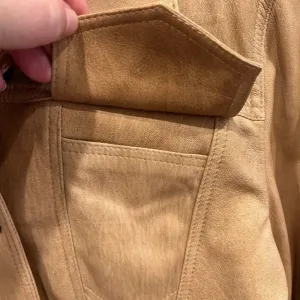 Bolsa Leather Jacket Tan Nude Beige size Medium‎ Brown thumbnail 6