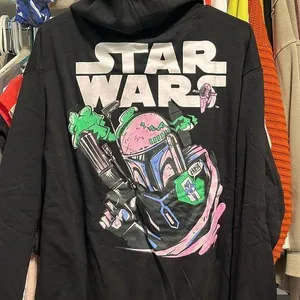 NWT Star Wars Boba-Fett hooded sweatshirt thumbnail 1