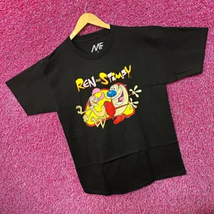 Ren and Stimpy Butt Buddy Animated Series Nickelodeon Tee L thumbnail 3
